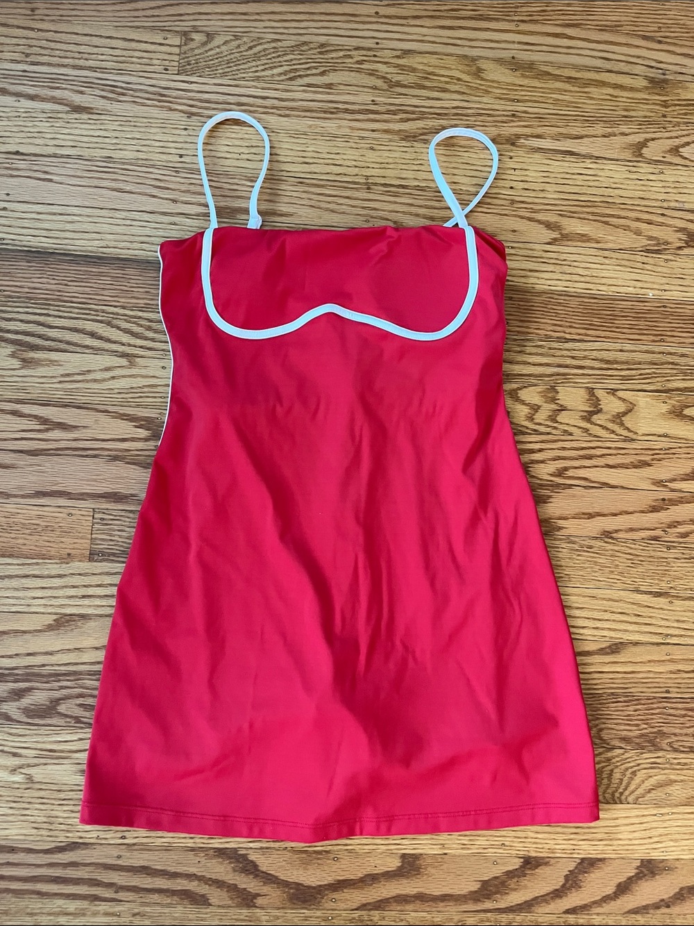 Move With You Red Athletic Dress Size S Built-In Shorts Tennis Golf Activewear